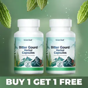 [BUY 1 GET 1 FREE] Green Bud 1 Bitter Gourd Herbal Capsules Contain Extracts of Bitter Gourd, Cinnamon, Ginseng, and Mulberry Leaves, etc.