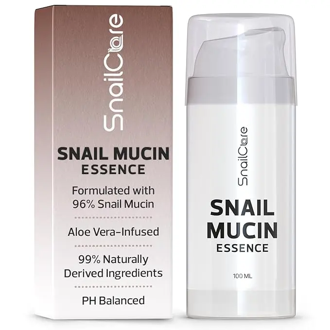Snail Mucin Essence Skincare  100ml Snail Mucin Serum with Aloe Vera   Non-Sticky pH Balanced Skin Essence Face Serum for Improved Elasticity,  Enhanced Skin Texture  All Skin Types - TikTok Shop