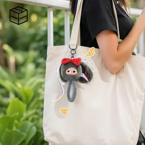 Wearable Wrist Strap Plush Mystery Box，Bunny Plush Dolls，Soft Furry Collectibles，Backpack or clothing decoration，Stuffed Animal