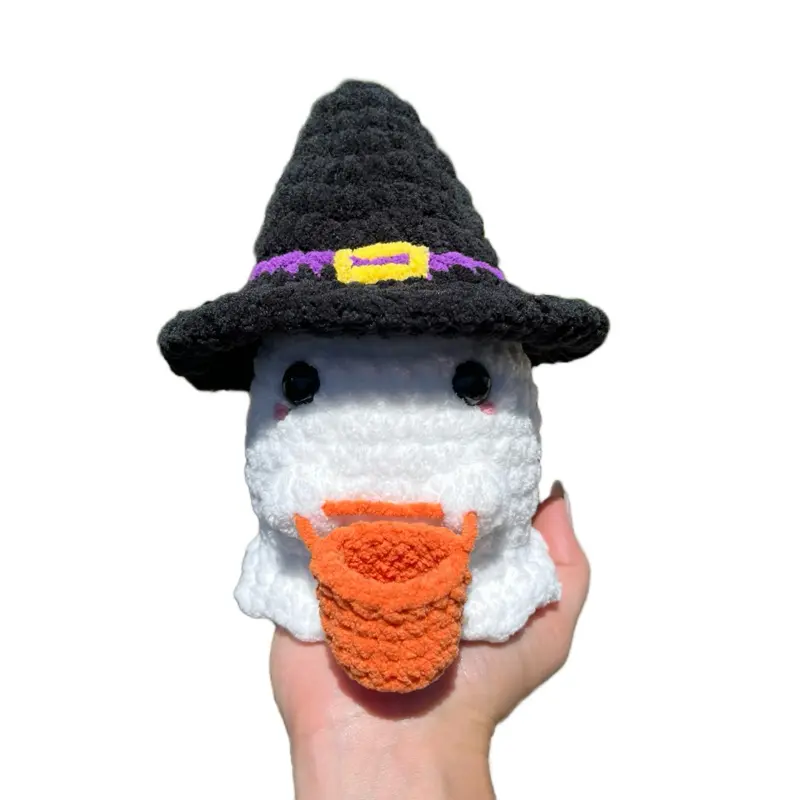 Crochet ghost plushie, Halloween inspired plush