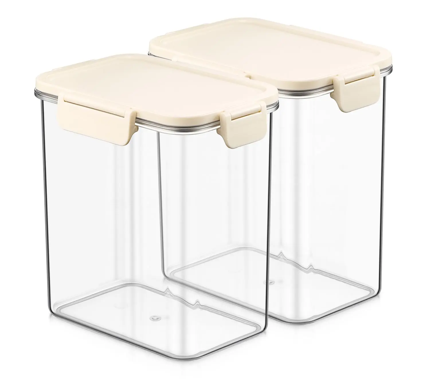 Sorbus Airtight Plastic Food C ontainer, Mediu m Rectangle-2 P