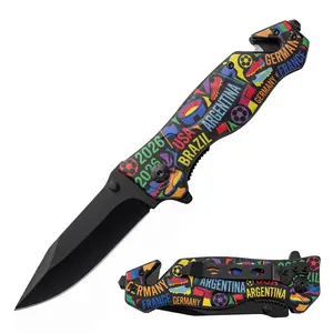 Father's Day Gifts, Pocket Folding Knife, Stainless Steel,Security Lock,Suitable for Camping,Hunting,Outdoor Survival,Emergency Situations and EDC Tactical Tools,Gifts for Men & Women