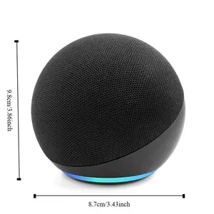 Small Portable Bluetooth Karaoke Machine Alexa Smart Speaker with Deep Sound Outdoor Wireless Bluetooth Generation Mini Rgb Speaker Home Subwoofer Spherical