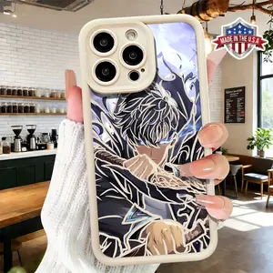 Sung Jin-Woo Anime SL CX Solo Leveling Phone Case For iPhone 17 16 15 14 13 12 11 Pro Max Plus Air Black Tpu Cover Hoco  Holiday Best Gifts Stylish  Cool  Shockproof  Durable lovely high quality design accessory flaunt resistant