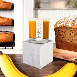 Bella Luna Candles -  Banana Walnut Autumn Candle - 100% Soy, No Phthalates