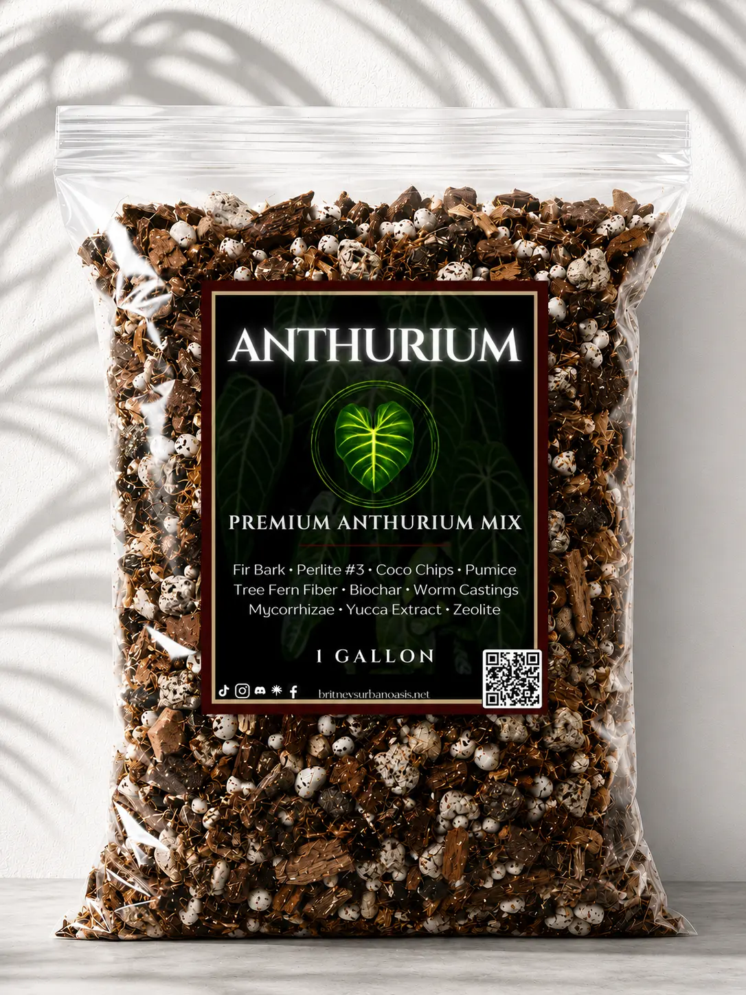 Anthurium Mix — Chunky Epiphytic Potting Mix  for Anthurium | Maximum Aeration & Drainage