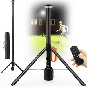 360? Rechargeable Work Light with Remote &Telescopic Stand (8.4Ft), 3000LM Ultra Bright 3CCT Dimmable, 6000mAh , Portable Camping Light for Jobsite Workshop