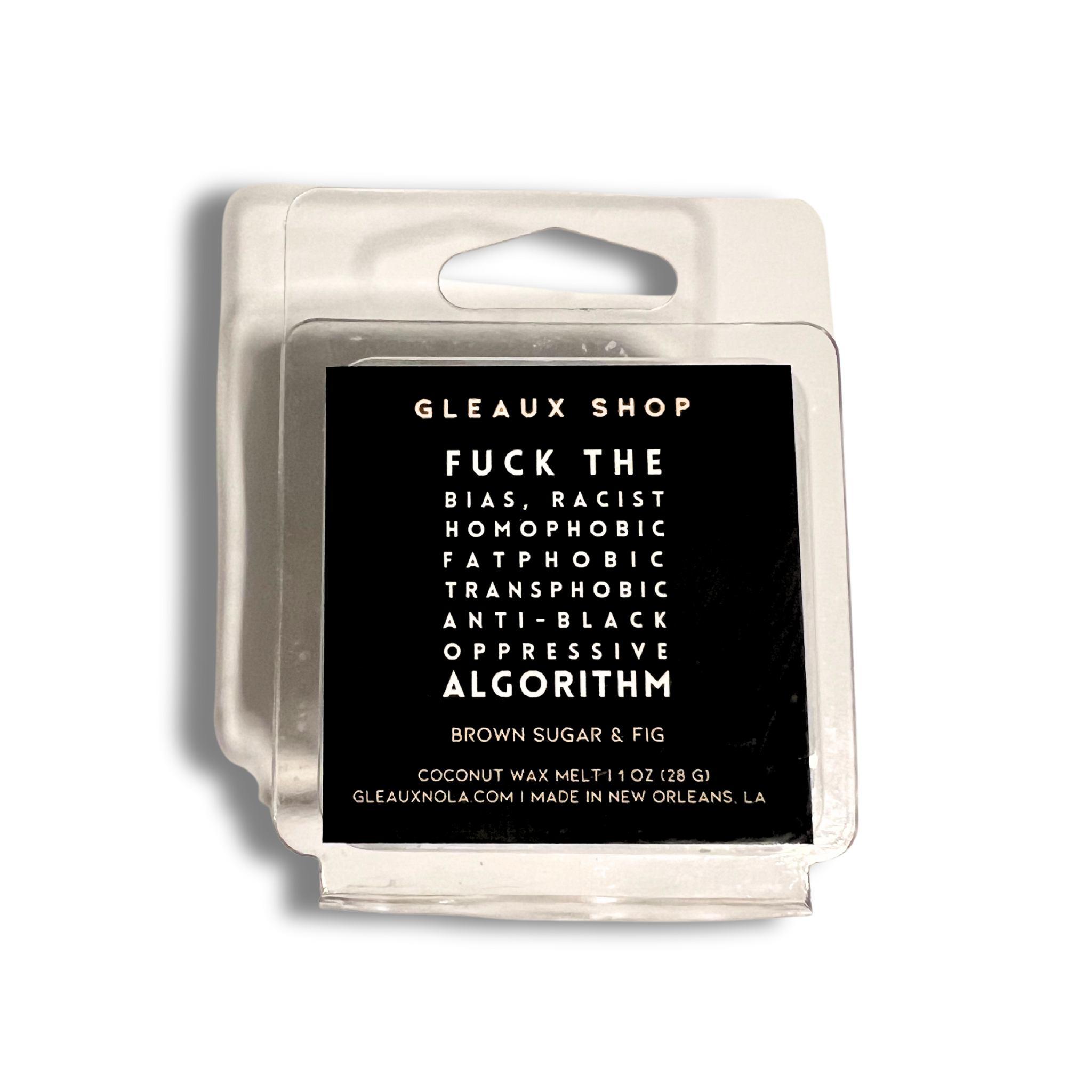 Fuck the Algorithm: Brown Sugar & Fig Scented Coconut Wax Melts Fuck the Algorithm: Brown Sugar & Fig Scented Coconut Wax Melts