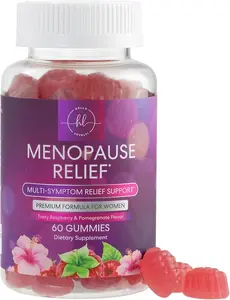 Menopause Supplements for Women - Complete Natural Mild Hot Flashes & Night Sweats Support, Multi Benefit Menopause Relief Gummy, Support for Balance & Energy, Gluten-Free & Non-GMO - 60 Gummies Vitamin vitamins women
