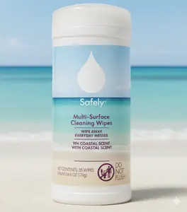 All Purpose Cleaning Wipes - Safely Coast Scent