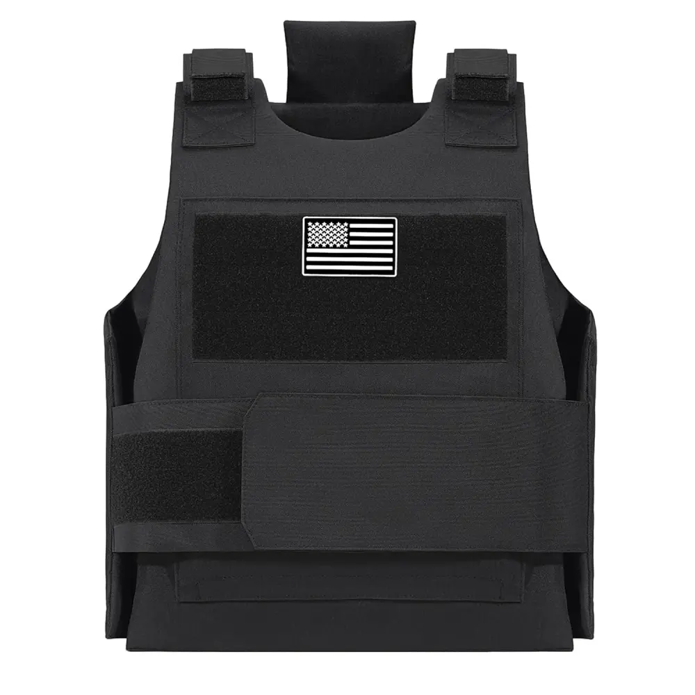 Men's Compact Tactical Vest in 900D Oxford, Lightweight and Versatile, Fully Adjustable with Belt for Paintball, Cosplay, Outdoor Games - Waist 30-50", Full Adjustable, Tear Resistant, Adjustable Protective Gear