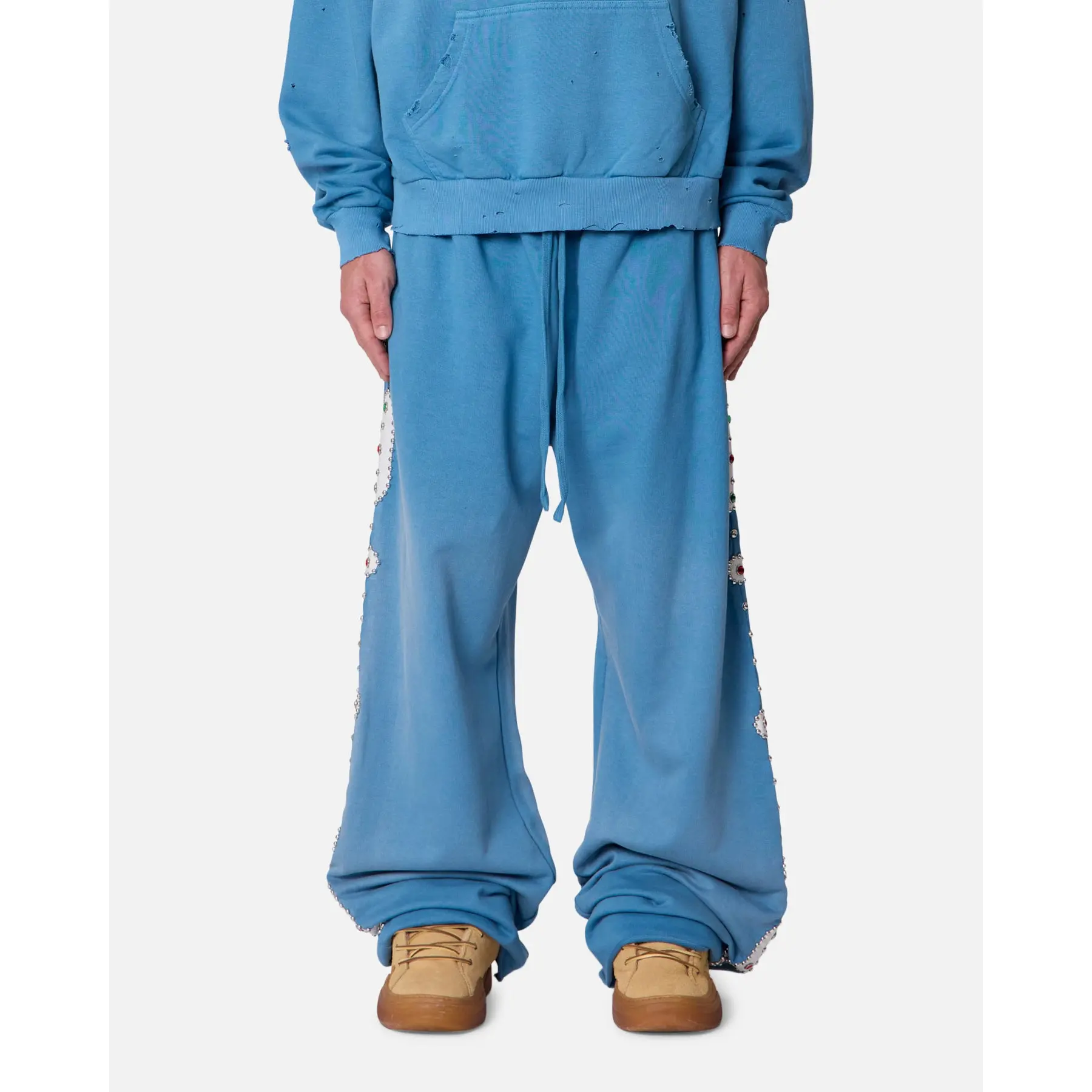 MNML Mojave Sweatpants Washed Blue