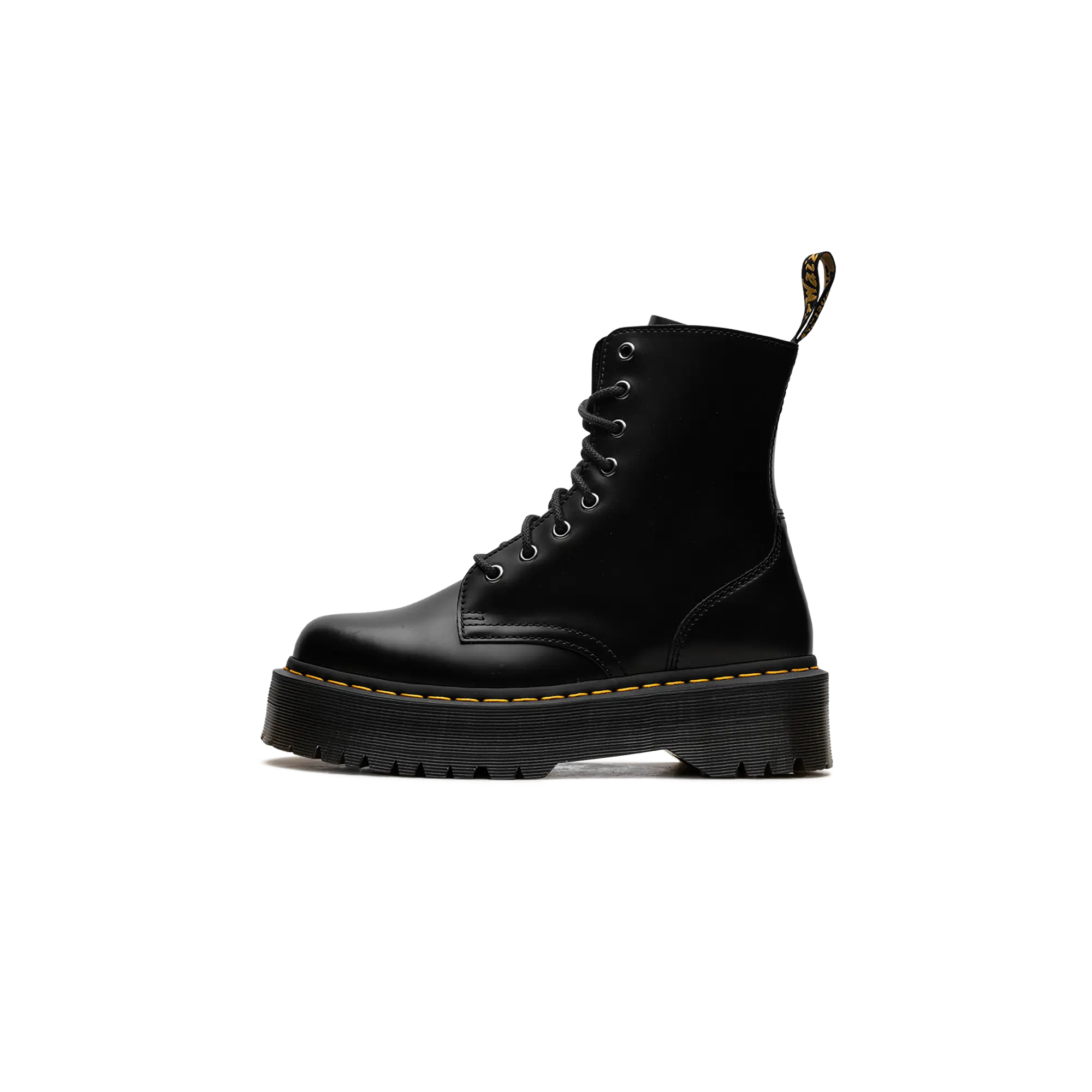 Jadon Boot Smooth Leather Platforms "Black" 15265001
