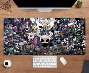 Hollow Knight Desk Mat | Hallownest Mouse Pad | Large Desk Pad | Gaming Desk Decor | Home Setup, Office Work, and Aesthetic Desk Accessories