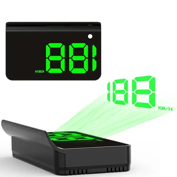 K1 Car Head Up Display (HUD) GPS Digital Speedometer, Odometer (MPH) for Cars, Trucks, Motorcycles Automotive Electronics Accessory,Digital Head Up Display Speedometer