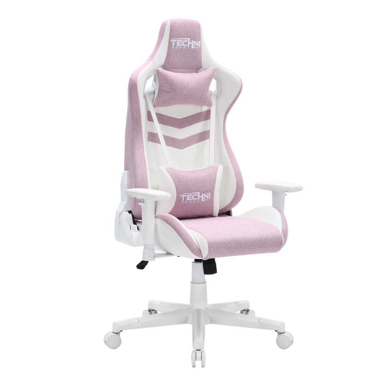 Techni Sport Ergonomic Pastel Gaming Chair, Video Gaming Desk Chair, Office Chair Pink/Mint/Blue