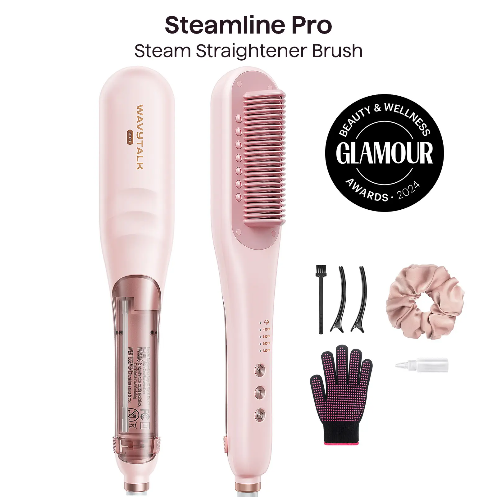 Wavytalk Steamline Pro Steam Straightener Brush, Hair Tools with Straightening Comb, Scrunchie and Glove,back to school,back to school haul Wavytalk Steamline Pro Steam Straightener Brush, Hair Tools with Straightening Comb, Scrunchie and Glove,back to school,back to school haul
