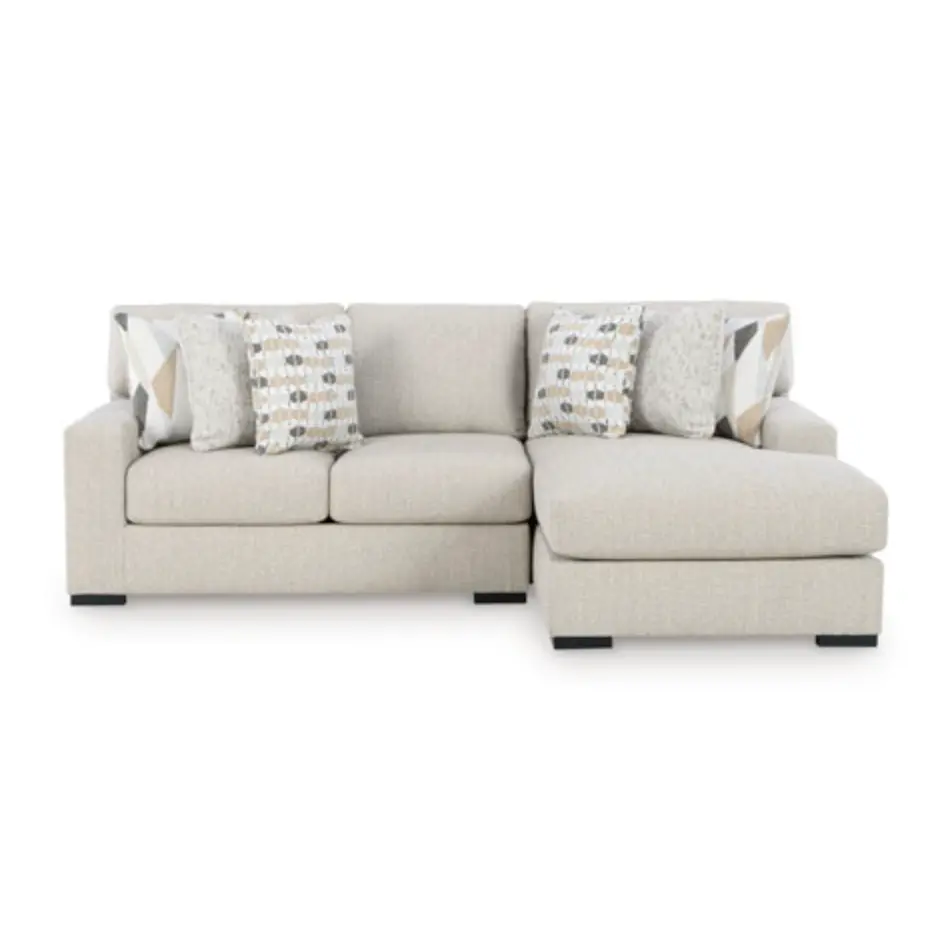 Avalon Sectional in Taupe with Right Chaise