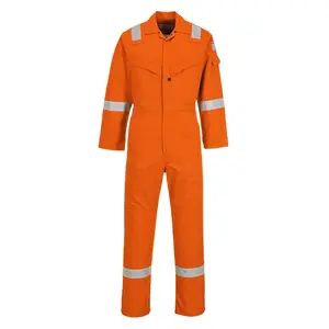 PORTWEST® Super Lightweight Anti-Static Flame Resistant Coverall - UFR21