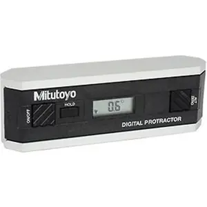 Mitutoyo 950-318 Pro-3600 Portable Digital Protractor Tool - Aluminum Construction, 360-Deg Angle Measurement, Digital Display, RS-232 Output, for Office & Educational Use
