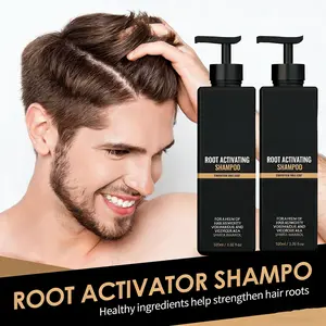 Two-Bottle Pack Spartan Root Activator Shampoo, Gray Hair Regrowth Conditioner Mane Strengthening Activation Shampoo Soap for Smooth and Strong Hair Restoration Hair Care Solution Suitable for Men and Women