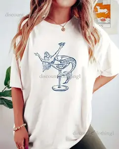 Floral Design 180G Pure Cotton Printed Top Shipped from US Soft Cotton T-Shirt Delivered within 3Days Designer Clothes Women Customizable with Images 894