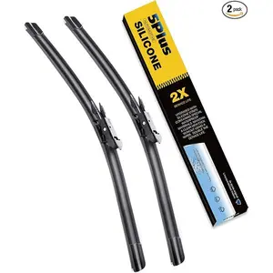 5 PLUS Silicone Windshield Wipers 28 and 28 Inch Replacement For Ford Escape 2019-2013, Edge 2022-2015, Focus 2018-2012, Transit Connect 2021-2017, Windshield Wipers With Water Repellent