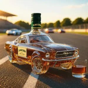 Mustang Shaped Decanter, Unique Design Wine Bottle Holder, Perfect Gift for Car Enthusiasts & Collectors, Durable Material, Home Bar Accessories