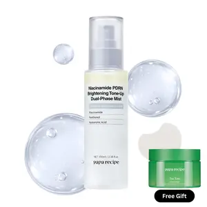 Papa Recipe Niacinamide PDRN Glowing Tone-Up Dual-Phase Mist(3.38fl oz/100ml)