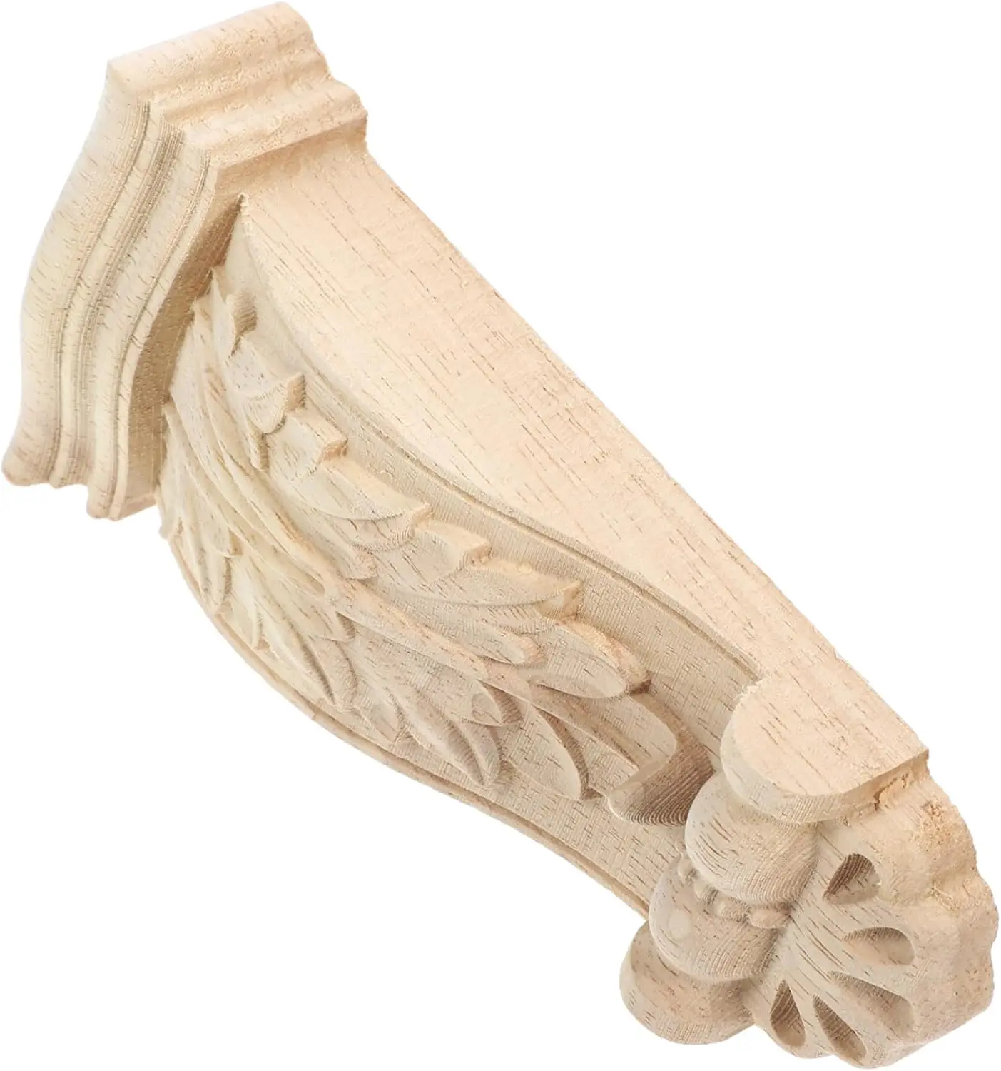 Column Ceiling Corbels European Carving Decor for Home Adornment Rustic Finishing Material High Density Wood Ceiling Decoration