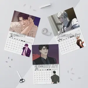 Manhwa Boylove 2026 Wall Calendar Korean Novel Character Schedule Jaekyung Ilay Zhenya Taeju Doosik Calendar New Year Gift For Fan