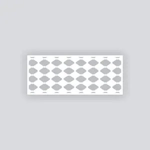 Diamond Chain Rectangle Clay Face Stencil