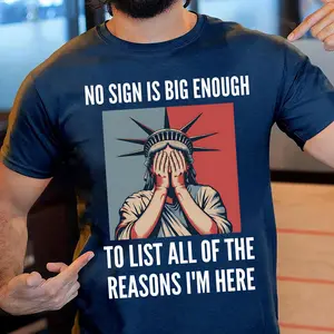 No Sign Is Big Enough  Shirt Sign Anti Trump Shirt Equality Diversity Love Peace Pride Women’s Rights Portland Frog March