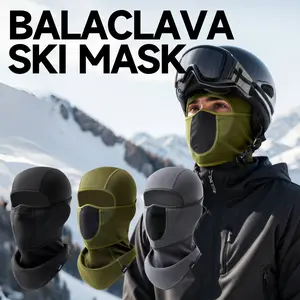 Balaclava  Ski Mask Windproof Warm Face Covering, Outdoor Snowboarding & Cold Weather Work, Unisex Winter Headgear