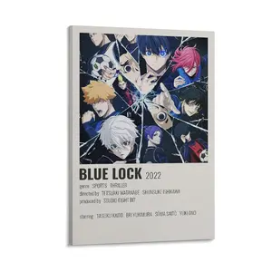 Blue Lock Anime Poster (21) Canvas Poster Bedroom Decor Sports Landscape Office Room Decor Gift Frames Wall Ornaments Artistic