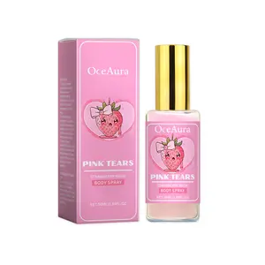 Strawberry Musk Body Spray, Refreshing Moisturizing Treatment Strawberry Fragrance Perfume Spray