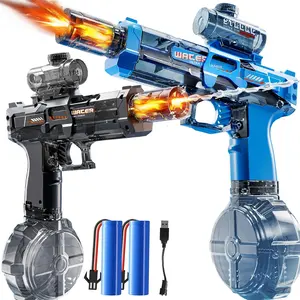 Ultimate Battle Powerful Electric Water Gun,Water Blaster Automatic Squirt Gun with Glowing Muzzle, Outdoor Activity Water Soaker Toys, Outdoor Summer Party Toy OutdoorFun for Adults &Kids Toys Summervibes