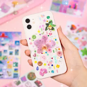 30 Pages Sea of Memories Journaling Derative Sticker Book - for Journaling, Scrapbooking, and DIY Craft