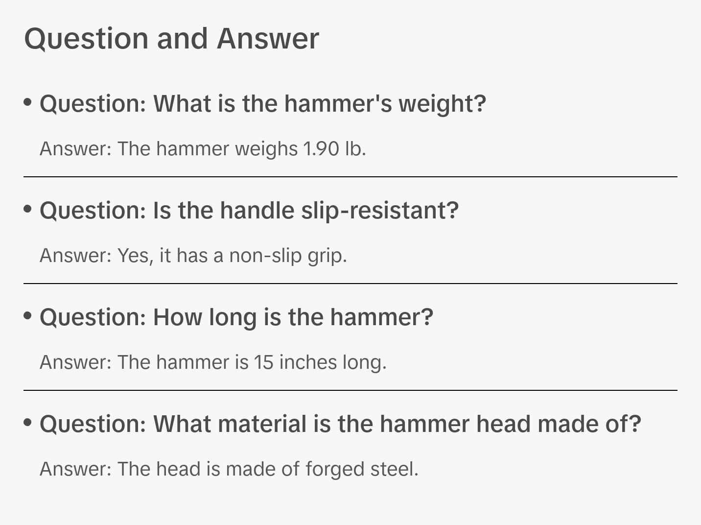 Klein Tools H80718 Straight-Claw Hammer, 18-Ounce, 15-Inch