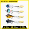 TRUSCEND Vibrating Metal Tail Spinner Fishing Lure - Fishing Equipment with BKK Treble Hook Lures, High Speed Swivel, High Corrosion Resistance, Centered CG, Jigging Action, Ideal Weight for Bass, Long Cast Reach, Anti-Rust
