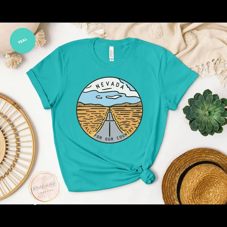 Nevada Shirt, Nevada T-shirt, Nevada Travel Gift, Nevada State Motto, Nevada Apparel, Nevada State Tee, State of Nevada, State Logo TShirt