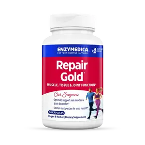 Enzymedica Repair Gold for Men & Women - Proteolytic Enzymes Supplement with Bromelain, Protease, & Serrapeptase Joint Support and Tissue Function