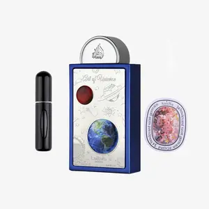 Lattafa Pride Art of Universe Unisex Eau de Parfum - 3.4 oz (100ml) with 5ml Refillable Bottle & Scented Card, Longlasting Aromatic Cologne, Citrus Spicy, Citrus Woody Musk, Amber Vanilla Notes