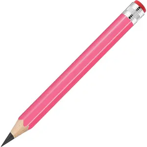 13 inch Wooden Jumbo Pencil with Eraser for Giant Prop Fun Decor School Projects Party Favors Unique Gifts (Pink)