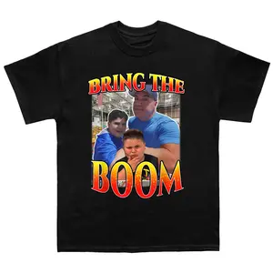 Bring The Boom Rizzler Funny Joke Gifts T-Shirt Vintage Graphic Cotton Menswear