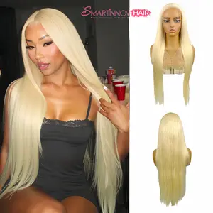 Blonde Highlight Roots | Human Hair | Lace Front Wigs 13x4 HD |  Pre Plucked | 180% Density Highlights | Silky Smooth Hair – Perfect for Outdoor Party