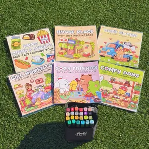 Bundle: Coloring book + Set 24 markers