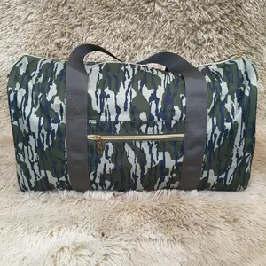 Camo Printed  Canvas Luggage Bag Travel Bags