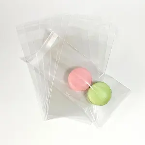 200 Pack Clear Cellophane Bags for Favors, 3x5 Inches Self Sealing Cellophane Bags, Candy, , Cookie Bags for  Giving