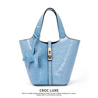 CROC LUXE-Aqua Blue
